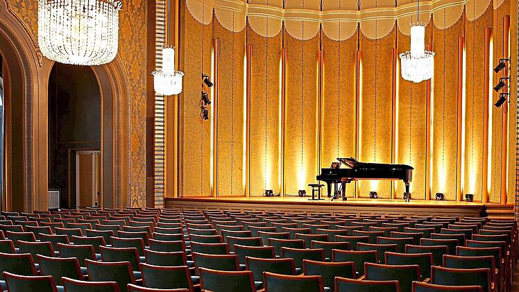Die jungen Talente spielen ihre Einzelkonzerte im Rossini-Saal. Hannah Becker