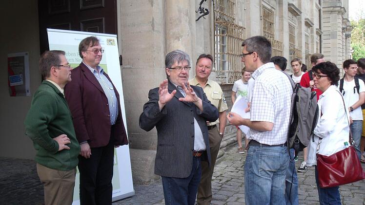 Begrüßung der Gäste Foto: Anette Schreiber
