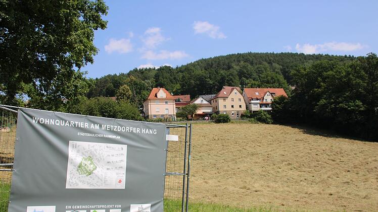 Das Baugebiet am Metzdorfer  Hang ist umstritten.