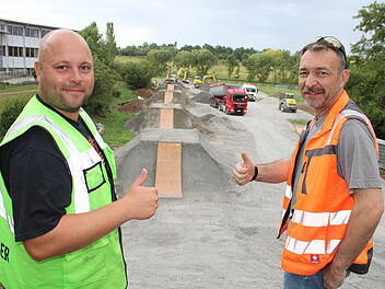 Kitzingen: Bikepark wird in K&uuml;rze feierlich er&ouml;ffnet - "Arbeiten h&auml;tten nicht besser laufen k&ouml;nnen"