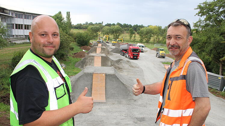 Kitzingen: Bikepark wird in K&uuml;rze feierlich er&ouml;ffnet - "Arbeiten h&auml;tten nicht besser laufen k&ouml;nnen"