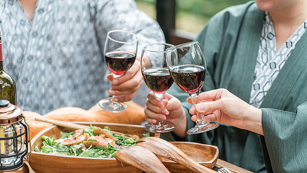 Rotwein, Rotwein trinken