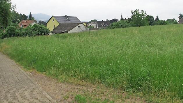 Noch ein idyllisches, ruhiges Areal: das neue Baugebiet "Fichterers&auml;cker" in Scherneck