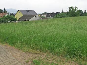Noch ein idyllisches, ruhiges Areal: das neue Baugebiet "Fichterersäcker" in Scherneck