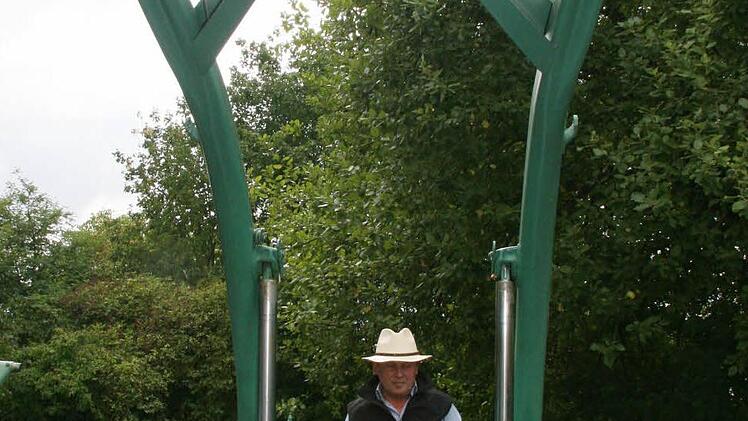 Der Vorsitzende der Schlepperfreunde Schmölz, Edgar Redwitz, schwört auf MAN - und freute sich über den Ansturm beim Dreschfest. Fotos: Sonja Adam