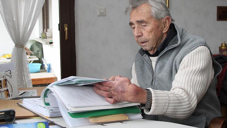 Sammeln ist eine Leidenschaft. Mit 95 Jahren war Münch noch ehrenamtlicher Thurnauer Gemeindearchivar.