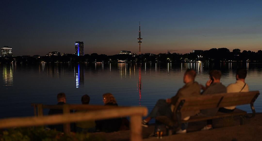 Abendstimmung an der Alster