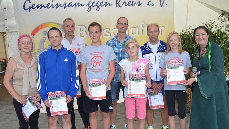 Sie waren die schnellsten Hobbyläufer über vier Kilometer. Foto: Karl-Heinz Hofmann