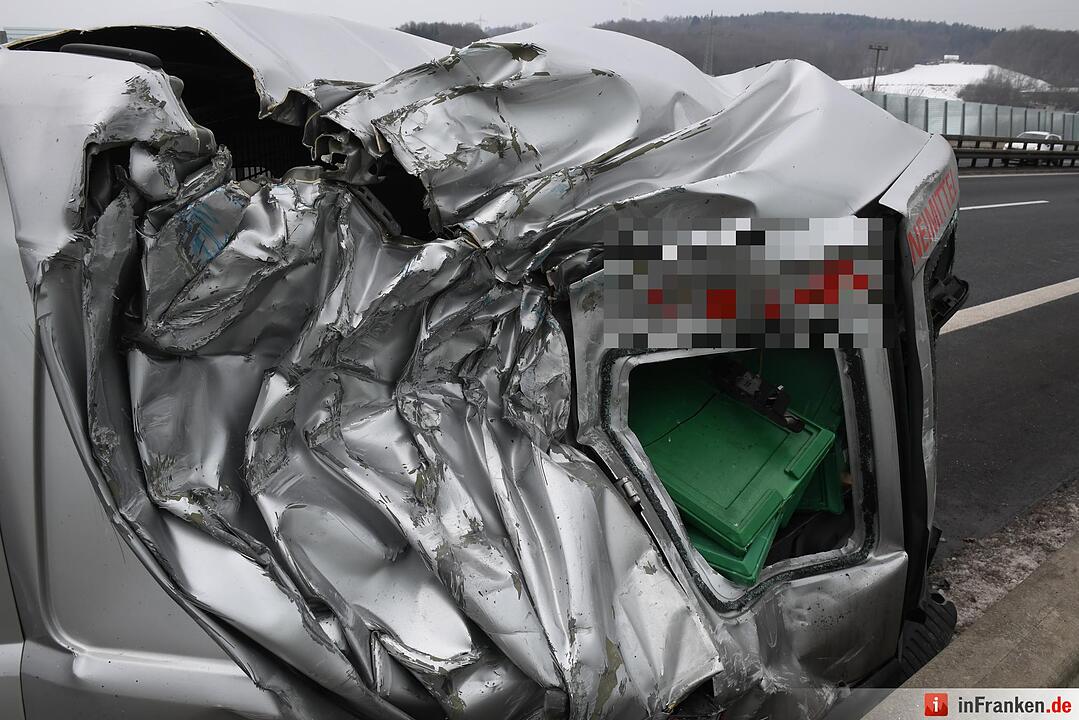 Unfall auf der A73 im Kreis Bamberg