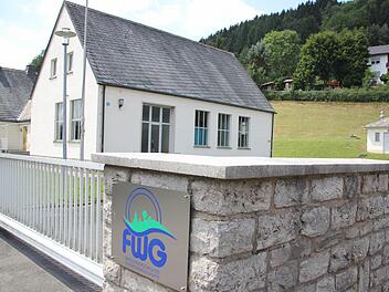 Die Betriebsgebäude der Frankenwaldgruppe in Steinberg Archivfoto: Friedwald Schedel