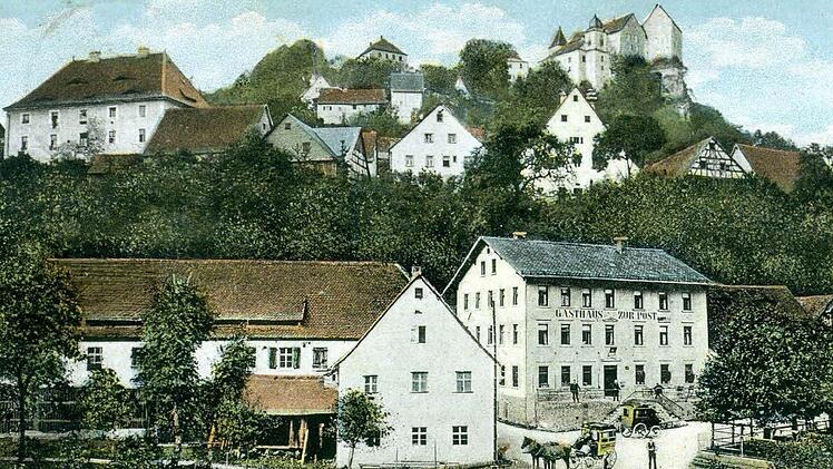 Die "Post", wie sie im Jahr 1910 ausgesehen hat. Repro: Löwisch