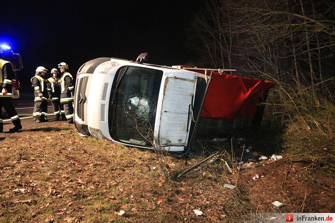 A70: Hoher Schaden nach Unfall bei Oberhaid
