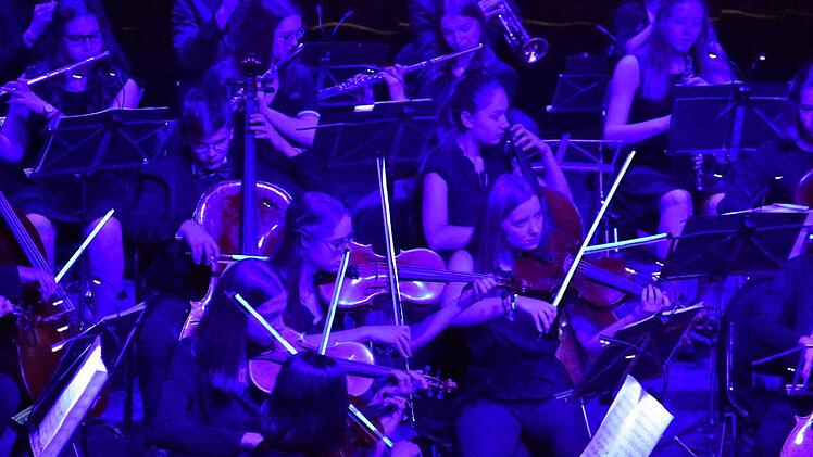 Impressionen vom Schulkonzert des MGF-Gymnasiums Kulmbach. Foto: Uschi Prawitz
