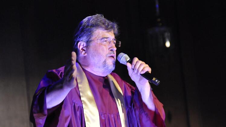 Hanns-Einar Geiger als Solist. Foto: Peter Klopf