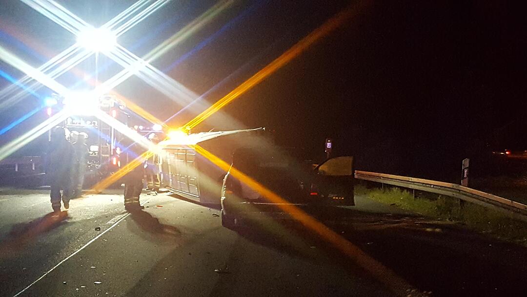 Schwerer Unfall auf der A9