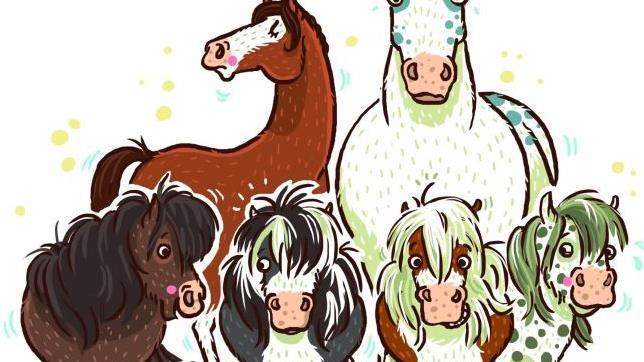 Stelldichein der "Haferhorde-Bande"   Bild: © 2019 Nina Dulleck, Magellan Verlag