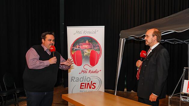 Bei der vom FT mitausgerichteten Podiumsdiskussion zur Landtagswahl zeigten sowohl Michael Zwingmann (FW/links) als auch Ralf Pohl einen engagierten Auftritt. F&uuml;r ein Landtagsmandat reichte es bei beiden jedoch weder &uuml;ber die Erststimmen noch &uuml;ber ihren Platz auf der Oberfranken-Liste. Foto: Matthias Hoch