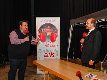 Bei der vom FT mitausgerichteten Podiumsdiskussion zur Landtagswahl zeigten sowohl Michael Zwingmann (FW/links) als auch Ralf Pohl einen engagierten Auftritt. Für ein Landtagsmandat reichte es bei beiden jedoch weder über die Erststimmen noch über ihren Platz auf der Oberfranken-Liste. Foto: Matthias Hoch