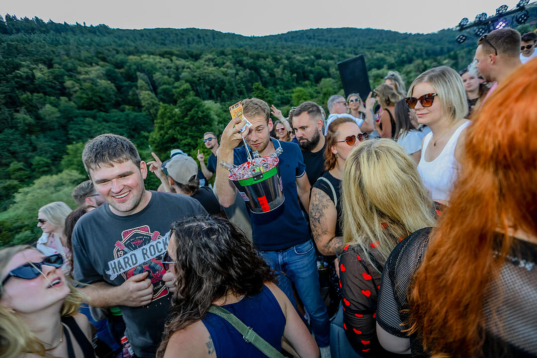 Auf drei Decks wurde richtig gefeiert!