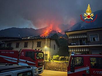 Waldbrand am Gardasee
