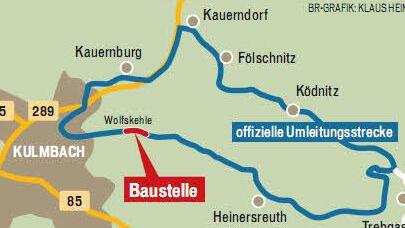 So verläuft die Umleitung