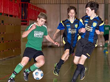 Mit den C- und D-Junioren wird am Wochenende die neue Hallensaison eingeläutet. Dann wird in beiden Altersklassen jedoch Futsal gespielt. Mit dabei ist auch wieder der Nachwuchs der JFG Rodachgrund und des TSV Neukenroth (als Spielgemeinschaft). Foto: Archiv/Heinrich Weiß