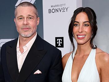Zeigen sich selten zusammen in der Öffentlichkeit: Brad Pitt und seine Partnerin Ines de Ramon.
