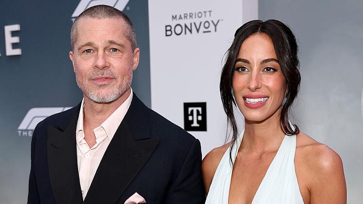 Zeigen sich selten zusammen in der Öffentlichkeit: Brad Pitt und seine Partnerin Ines de Ramon.