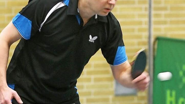 Gregor Zech gewann zwar ein Einzel und sein Doppel mit Pierre Popp, doch am Ende unterlag der ATS Kulmbach dem Tabellenletzten aus Stockheim mit 5:9. Foto: Monika Limmer