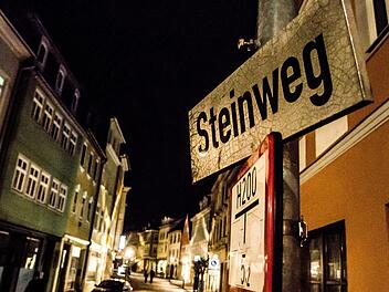 Der Steinweg ist Coburgs Kneipenmeile.Foto: Jochen Berger