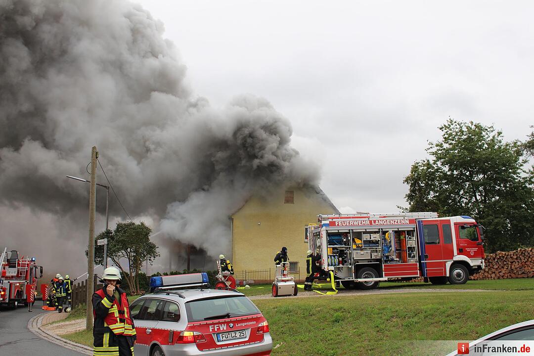 Kreis Fürth: Zwei Verletzte bei Brand