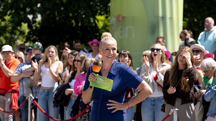 Andrea "Kiwi" Kiewel moderiert den ZDF-"Fernsehgarten" seit &uuml;ber 26 Jahren.