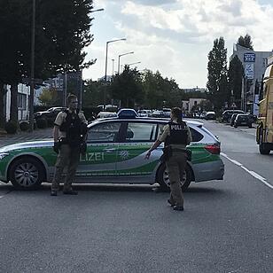 Großeinsatz Polizei in Nürnberg Langwasser