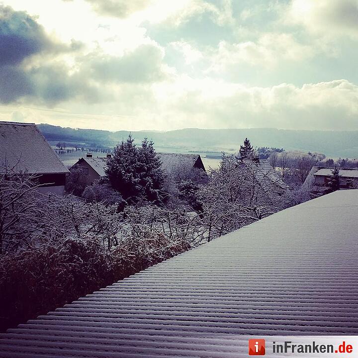 Schnee in Franken
