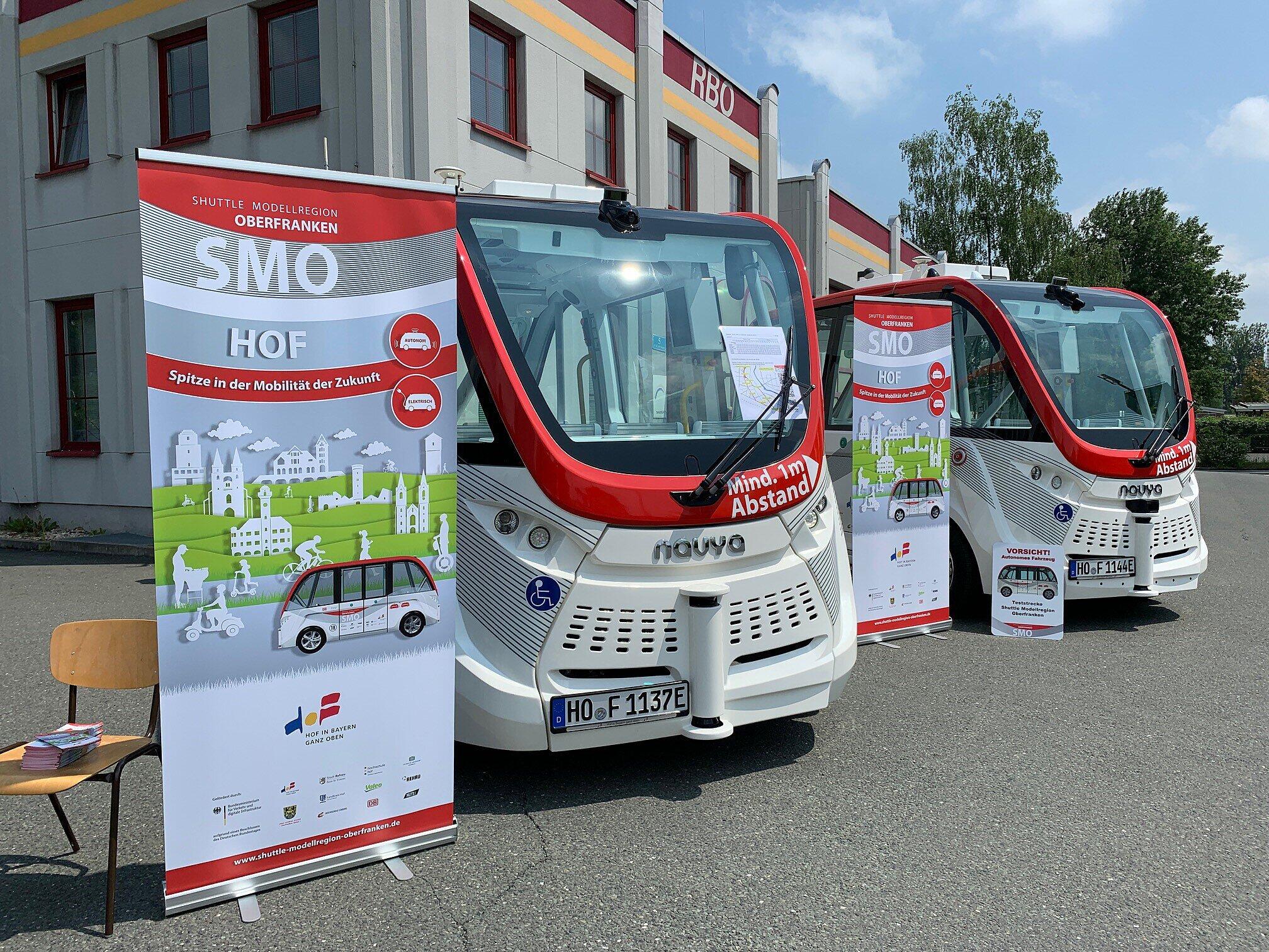 Hof Erste autonome Busse für alle Bürger eingeführt