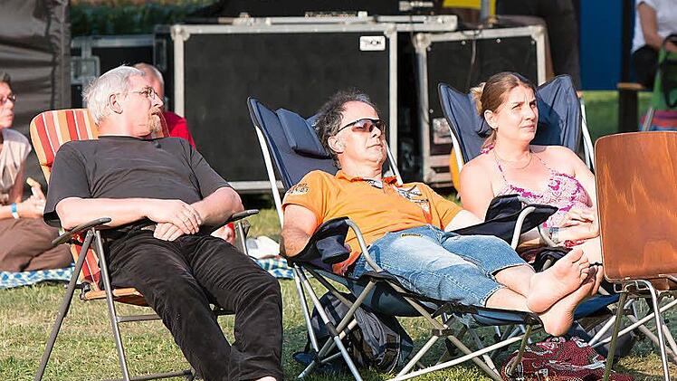 Impressionen vom Open-Air-Konzert mit dem Orchester der "Gesellschaft der Musikfreunde Neustadt".Foto: Albert Höchstädter