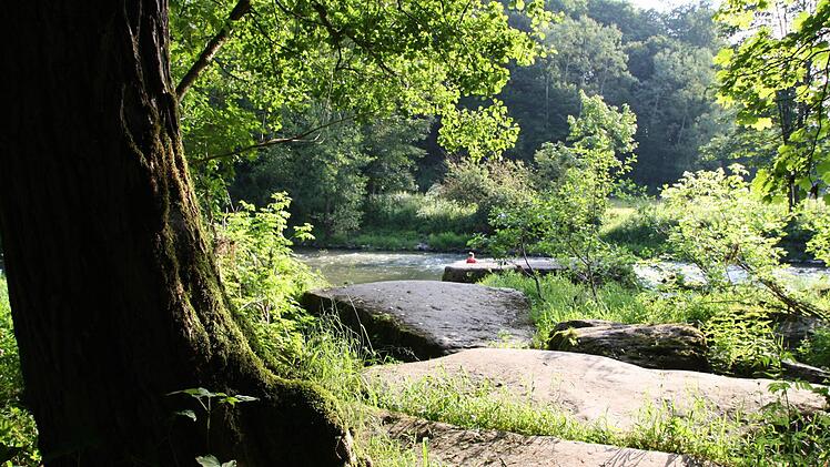 Der Dreiecksfelsen unterhalb der so genannten Todeskurve ist ein schönes Flecklein Erde. Kein Wunder, dass geplant ist, den gegenüberliegenden Hang als Kernzone mit unter Naturschutz zu stellen. Trotzdem soll die Natur allerdings erlebbar bleiben. Fotos: Ralf Ruppert