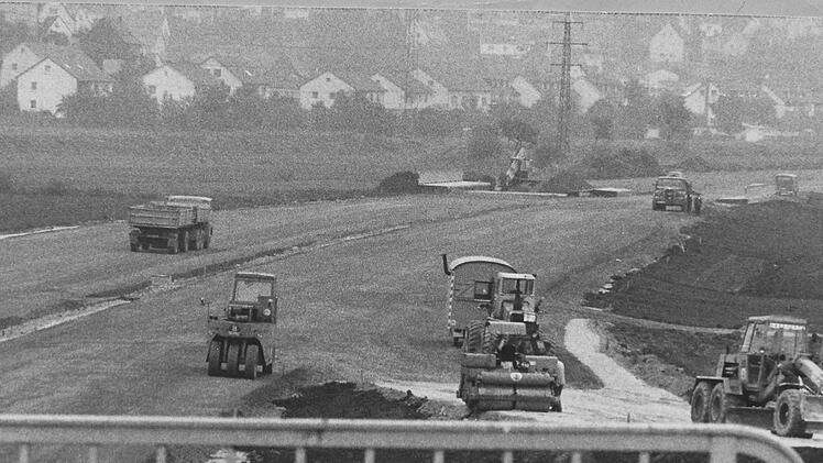 Vor über 40 Jahren wurde die Kulmbacher Nordumgehung gebaut. Foto: Archiv Bayerische Rundschau