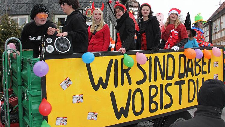 Die Jugendfeuerwehr warb um Nachwuchs.