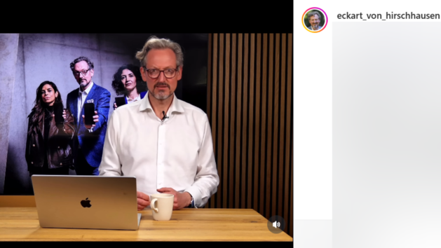 Eckart von Hirschhausen auch von Deepfakes betroffen - ernste Ansage