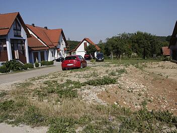 Die provisorische Zufahrt in Buckenreuth soll durch eine Erschließungsstraße ersetzt werden. Foto: Josef Hofbauer