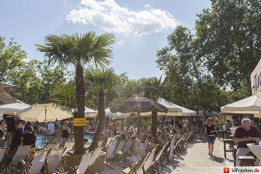 Nuernberger nutzten das fantastische Wetter