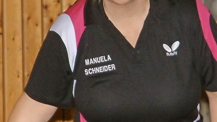 Manuela Schneider vom TSV Steinberg II blieb beim 8:2-Sieg ihrer Mannschaft beim TSV Windheim in ihren zwei Einzeln und im Doppel mit Doris Wachter unbezwungen. Foto: Hans Franz