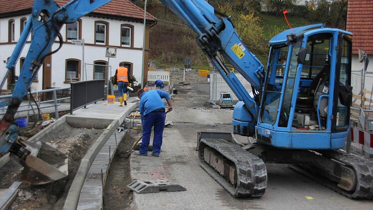 Blick auf die Baustelle in Hummendorf Foto: Friedwald Schedel