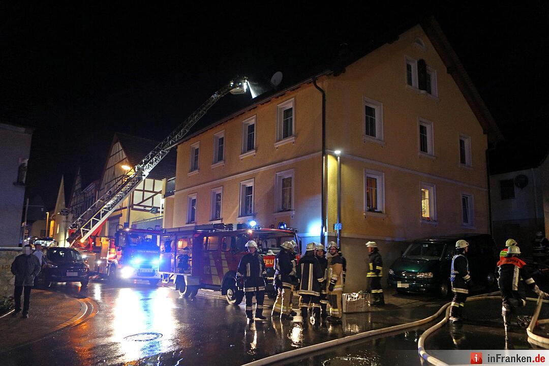 Gaststättenbrand in Schonungen