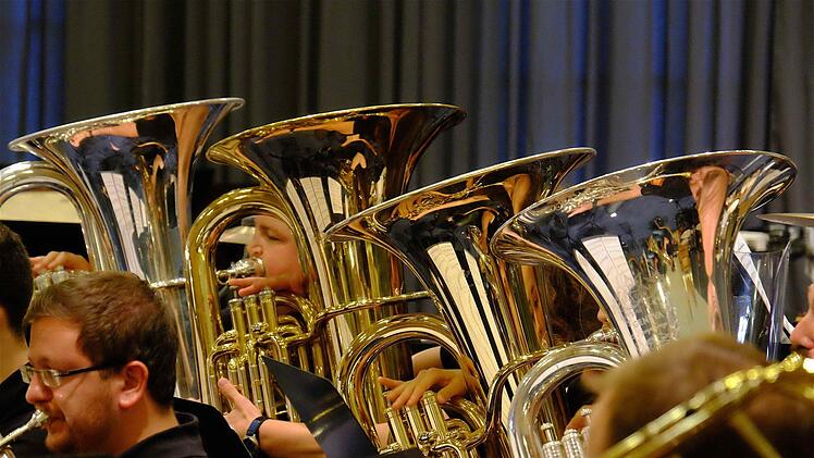 Die Tuba gehört zur Besetzung der Brass-Band. Foto: Gerd Schaar
