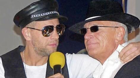 Zwei alte Bekannte des TSV-Faschings: Ingo Moos und Gerald Schoberth.