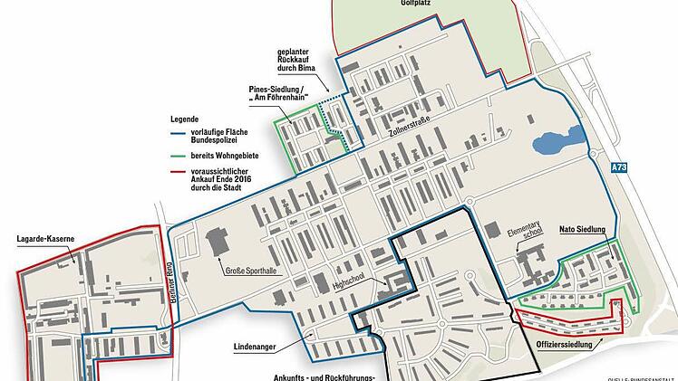 Der Freistaat hat seinen Verzicht auf weitere Flächen der ehemaligen US-Kaserne in Bamberg erklärt. Nun könnte die Stadt bereits Ende des Jahres unter anderem Eigentümerin der Lagarde-Kaserne werden.