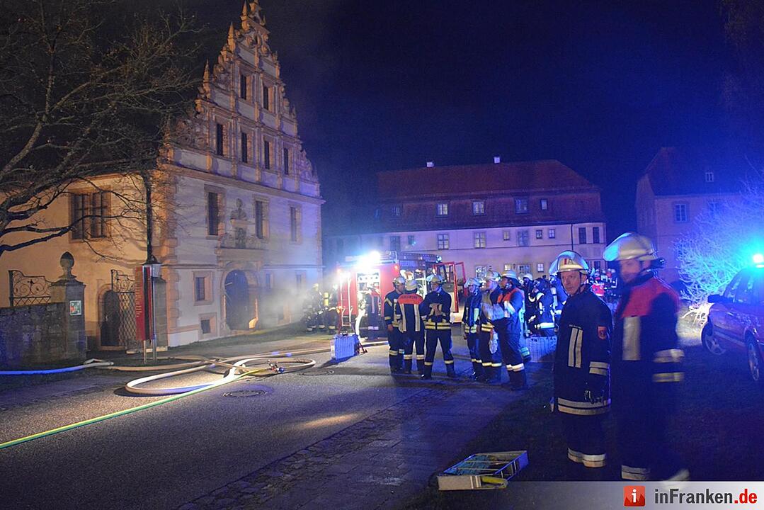 Brand im Kloster Maria Bildhausen