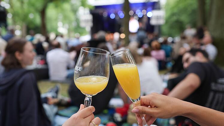 Vor dem Start der Bayreuther Festspiele - Open-Air im Park